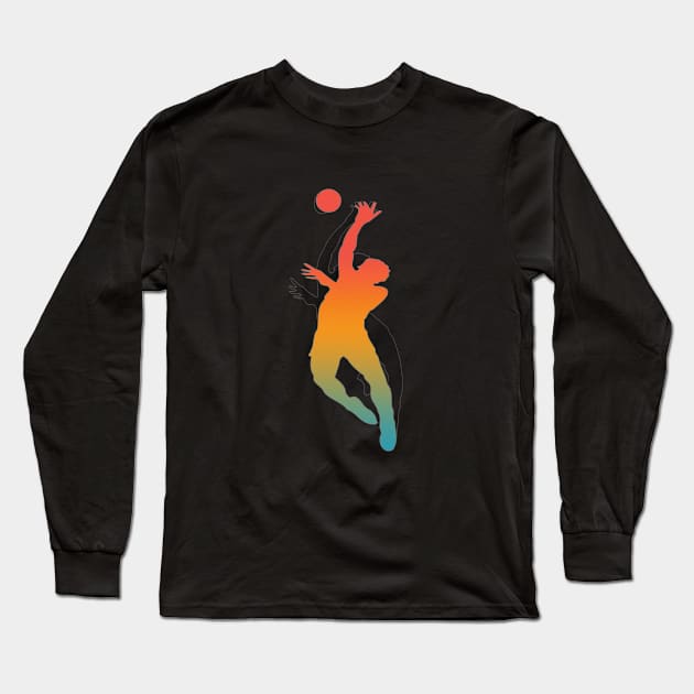 Basketball Score Passion Long Sleeve T-Shirt by 1Nine7Nine